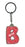 Beth Itzy Glitzy Keyring - Red