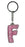 Florence Itzy Glitzy Keyring - Pink