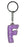 Florence Itzy Glitzy Keyring - Purple