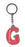 Georgia Itzy Glitzy Keyring - Red