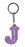 Jasmine Itzy Glitzy Keyring - Purple