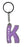 Katie Itzy Glitzy Keyring - Purple