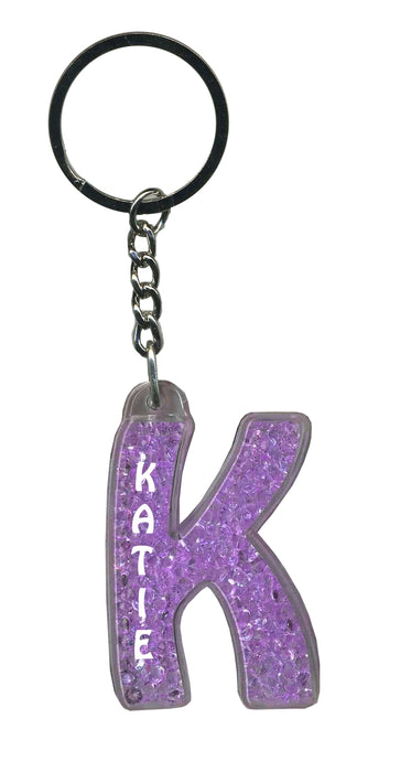 Katie Itzy Glitzy Keyring - Purple