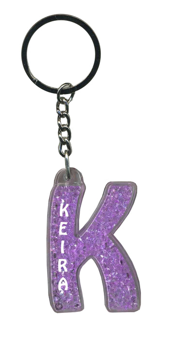 Keira Itzy Glitzy Keyring - Purple