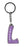 Lacey Itzy Glitzy Keyring - Purple