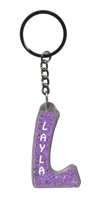 Layla Itzy Glitzy Keyring - Purple
