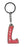 Layla Itzy Glitzy Keyring - Red