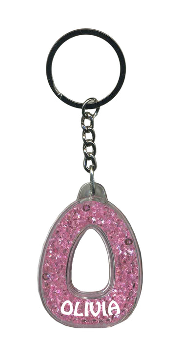 Olivia Itzy Glitzy Keyring - Pink