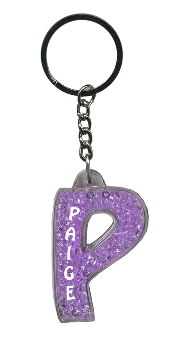 Paige Itzy Glitzy Keyring - Purple