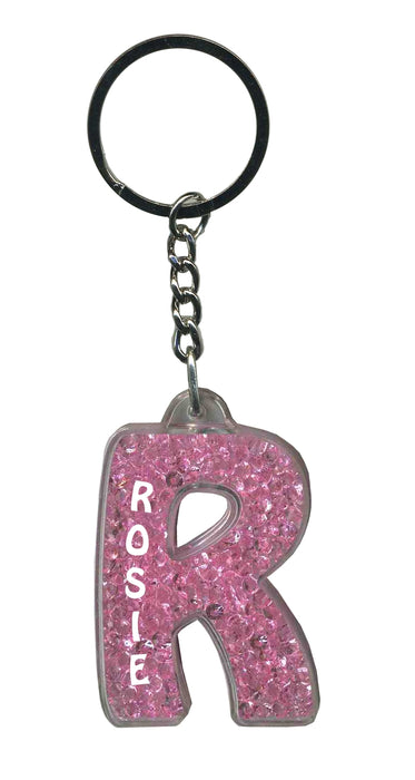 Rosie Itzy Glitzy Keyring - Pink