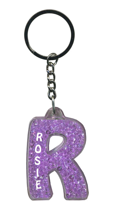 Rosie Itzy Glitzy Keyring - Purple