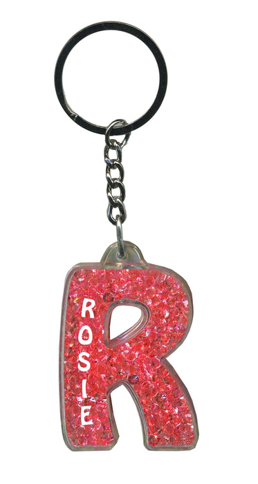 Rosie Itzy Glitzy Keyring - Red
