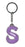 Sarah Itzy Glitzy Keyring - Purple