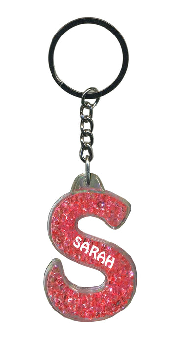 Sarah Itzy Glitzy Keyring - Red