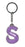Sienna Itzy Glitzy Keyring - Purple