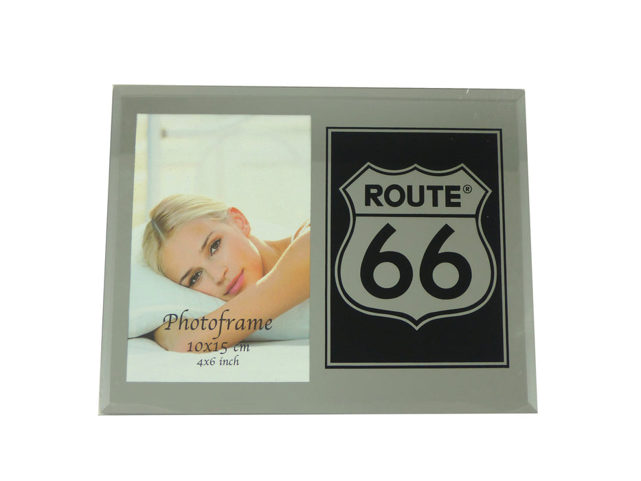 Route 66 Mirror Photo Frame - Logo