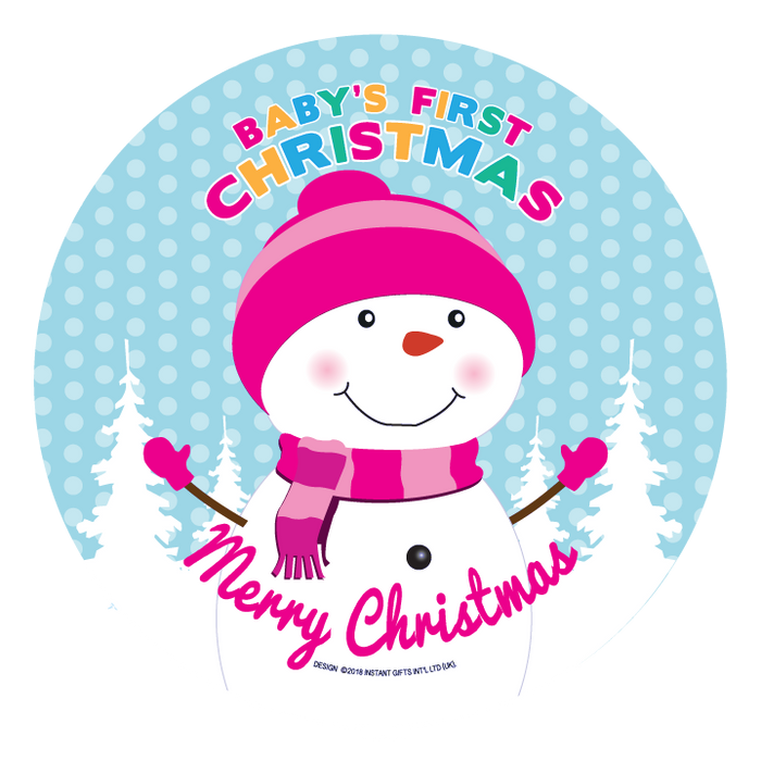 Christmas Dinner Plate - Girls Names