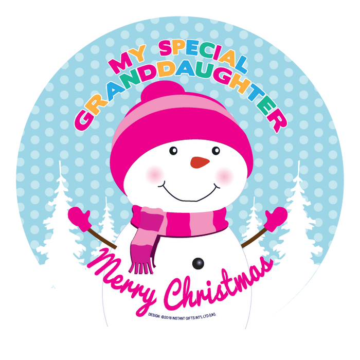 Christmas Dinner Plate - Girls Names