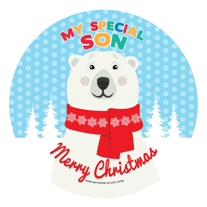 Christmas Dinner Plate - Boys Names