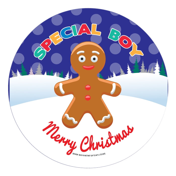 Christmas Dinner Plate - Boys Names