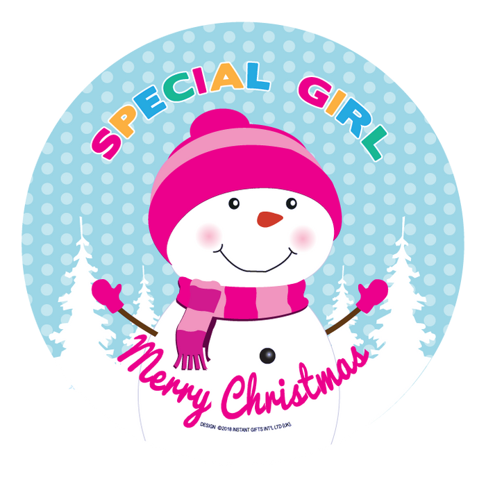 Christmas Dinner Plate - Girls Names