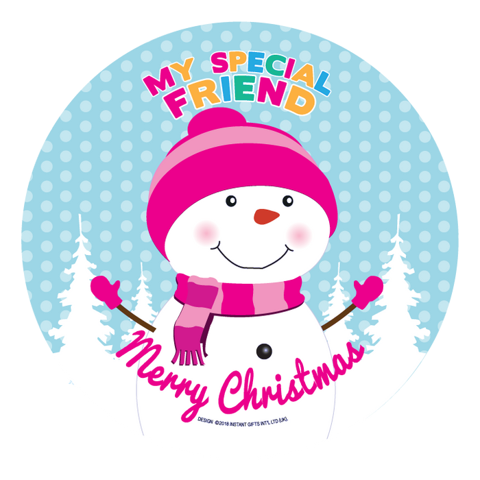 Christmas Dinner Plate - Girls Names