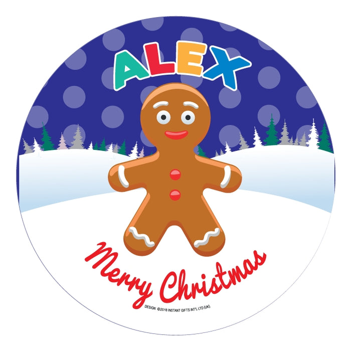 Christmas Dinner Plate - Boys Names