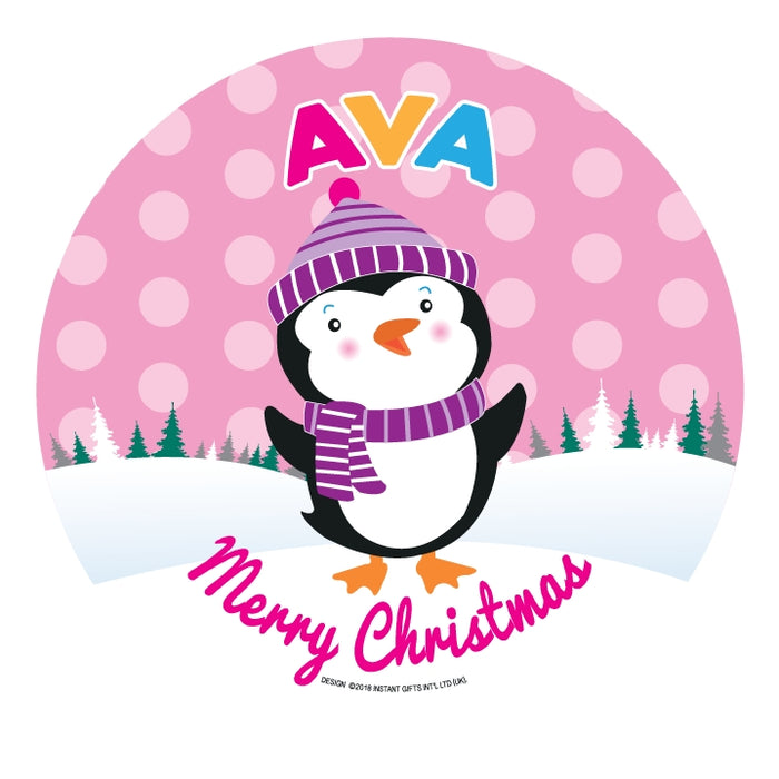 Christmas Dinner Plate - Girls Names