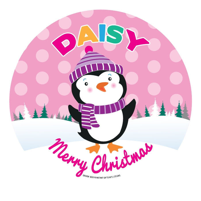 Christmas Dinner Plate - Girls Names