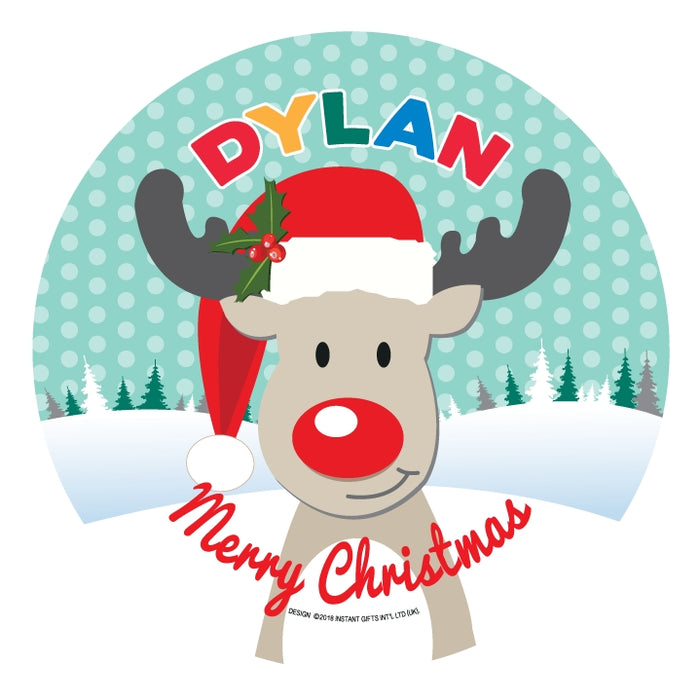 Christmas Dinner Plate - Boys Names