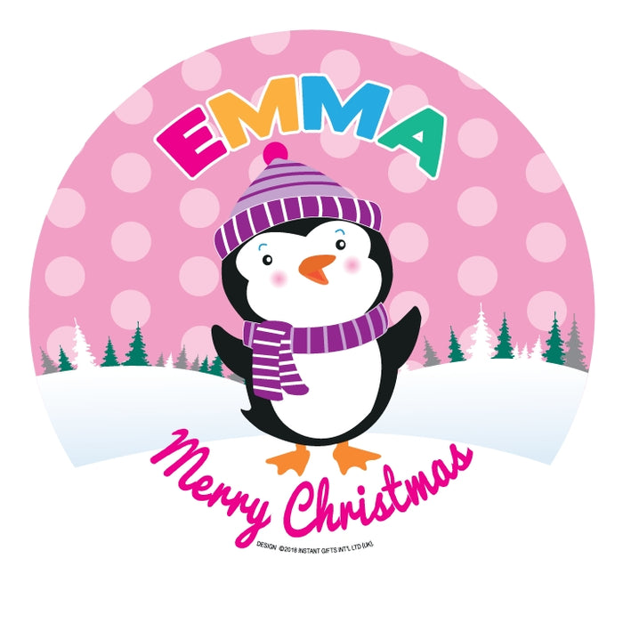 Christmas Dinner Plate - Girls Names