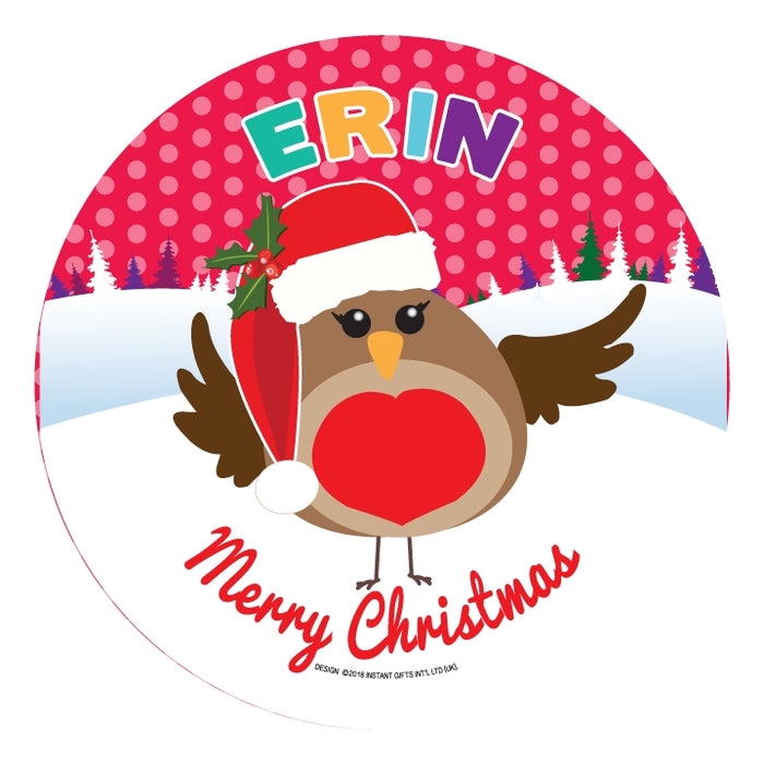Christmas Dinner Plate - Girls Names