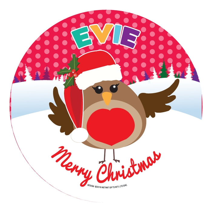 Christmas Dinner Plate - Girls Names