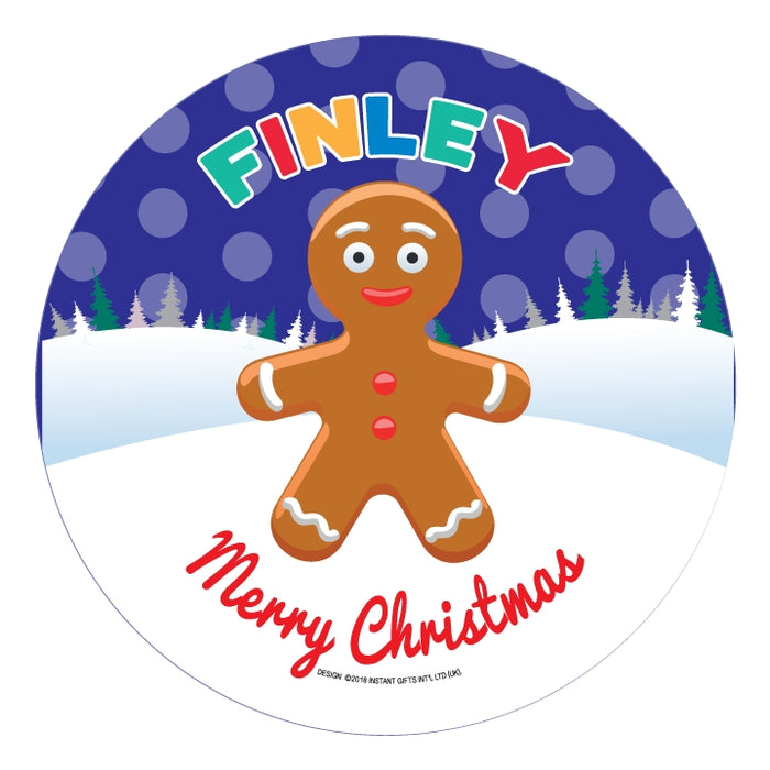 Christmas Dinner Plate - Boys Names