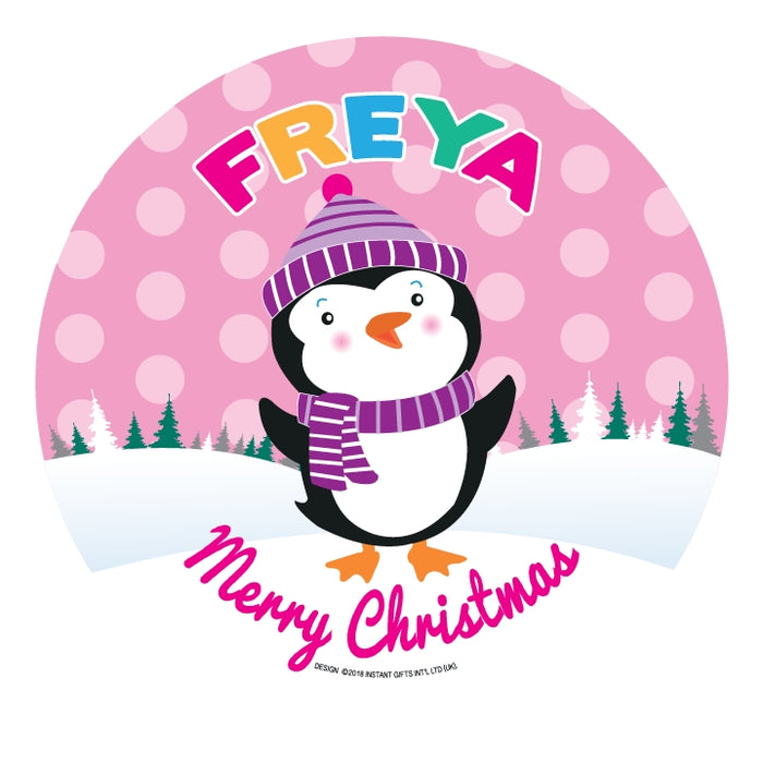 Christmas Dinner Plate - Girls Names