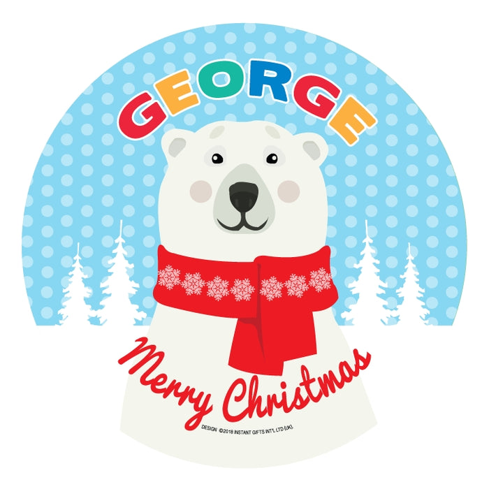 Christmas Dinner Plate - Boys Names