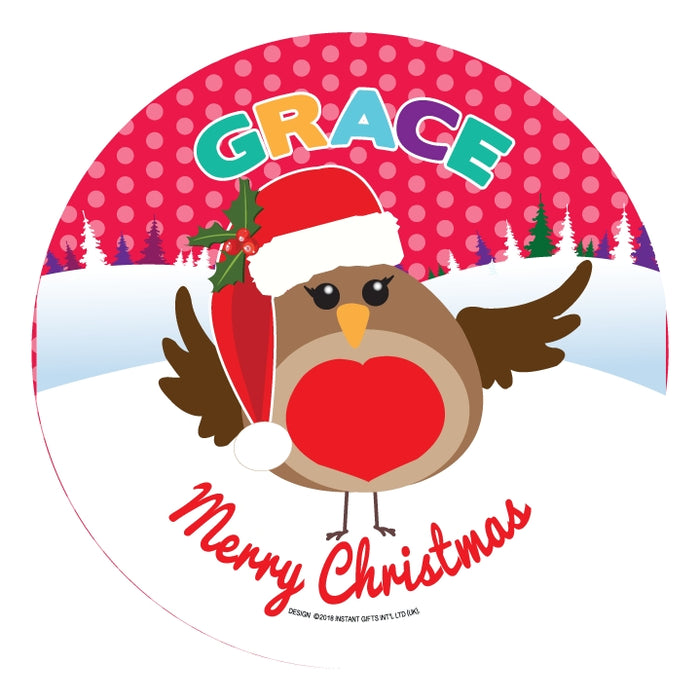 Christmas Dinner Plate - Girls Names