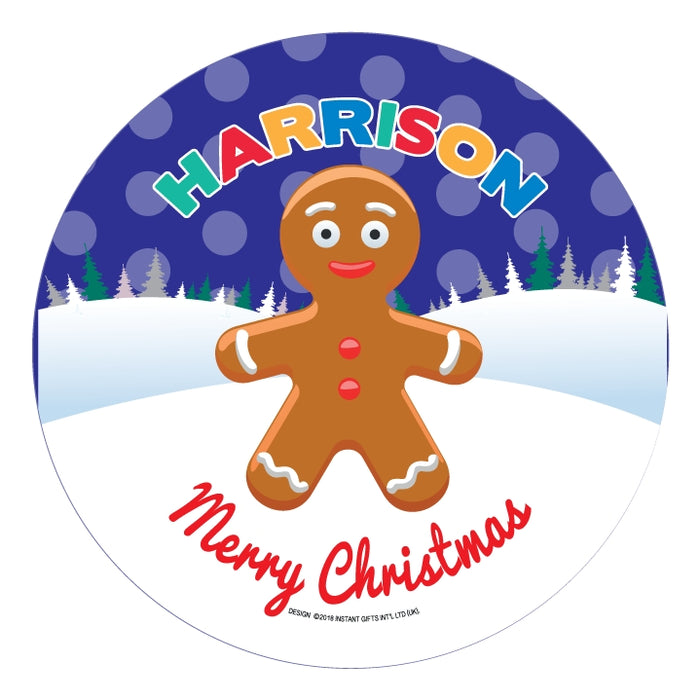 Christmas Dinner Plate - Boys Names