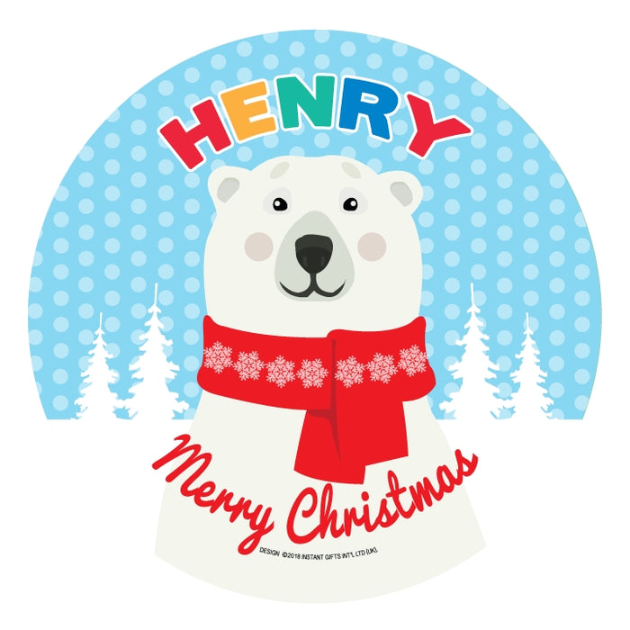 Christmas Dinner Plate - Boys Names