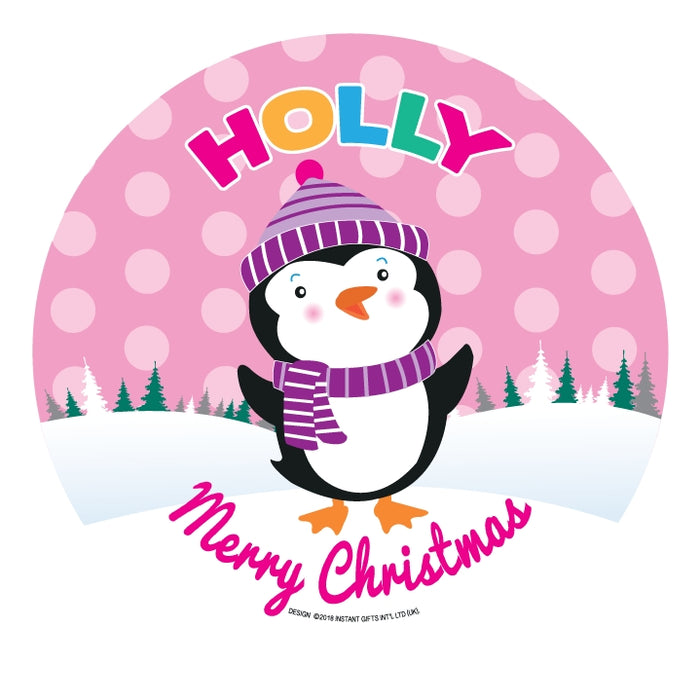 Christmas Dinner Plate - Girls Names