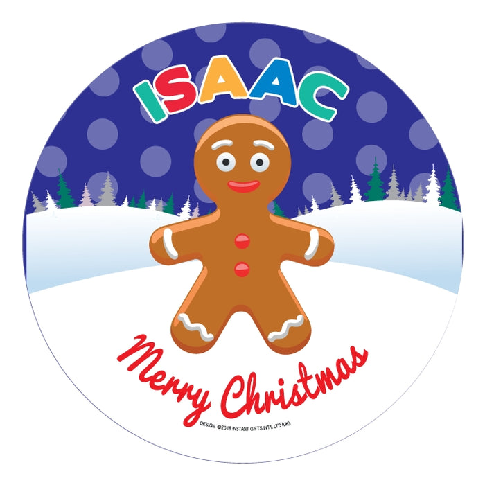 Christmas Dinner Plate - Boys Names
