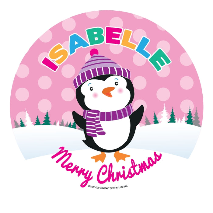 Christmas Dinner Plate - Girls Names