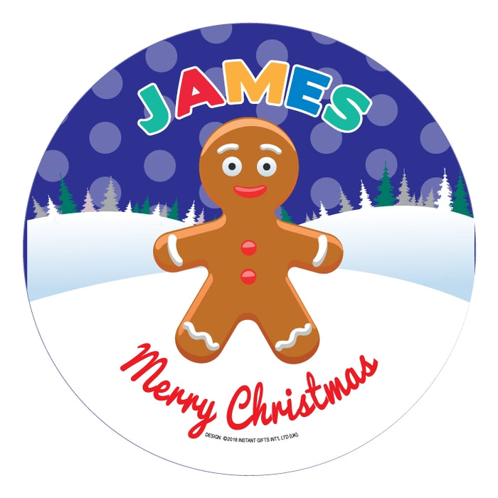 Christmas Dinner Plate - Boys Names