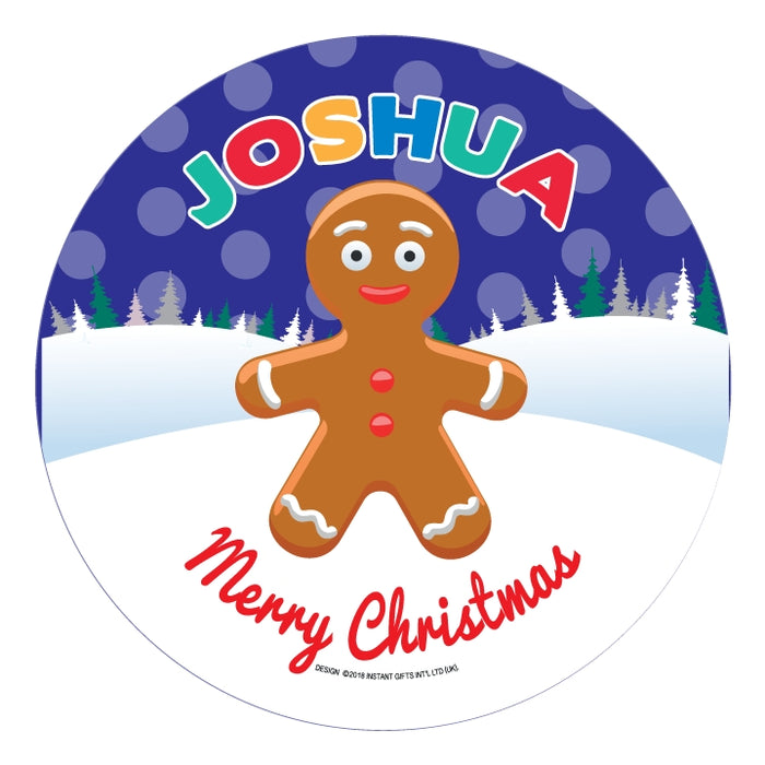 Christmas Dinner Plate - Boys Names