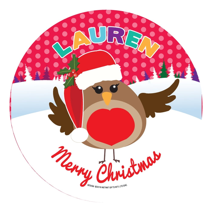 Christmas Dinner Plate - Girls Names