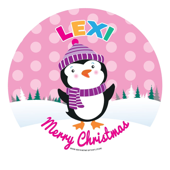 Christmas Dinner Plate - Girls Names
