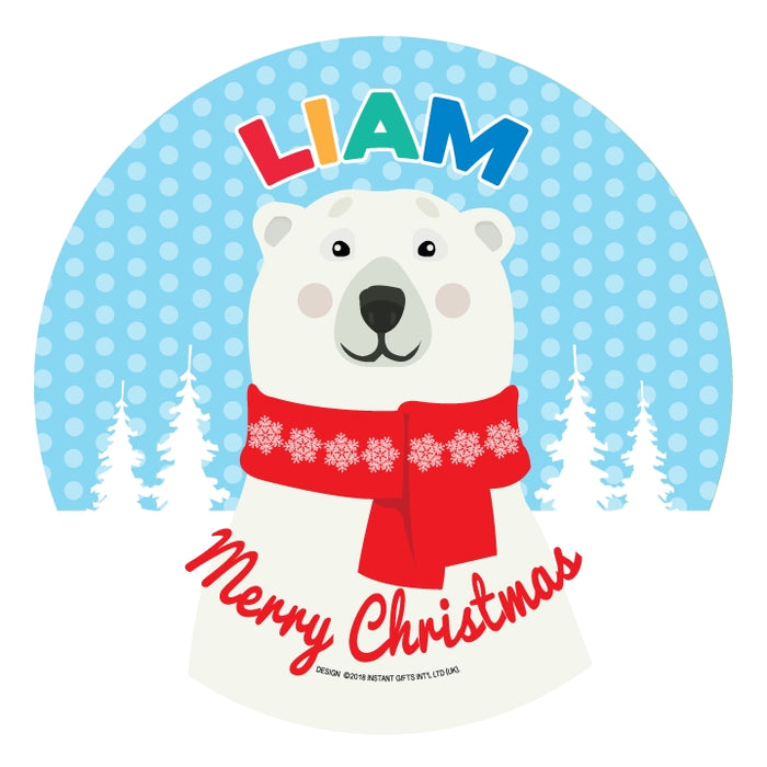 Christmas Dinner Plate - Boys Names