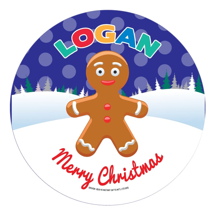 Christmas Dinner Plate - Boys Names