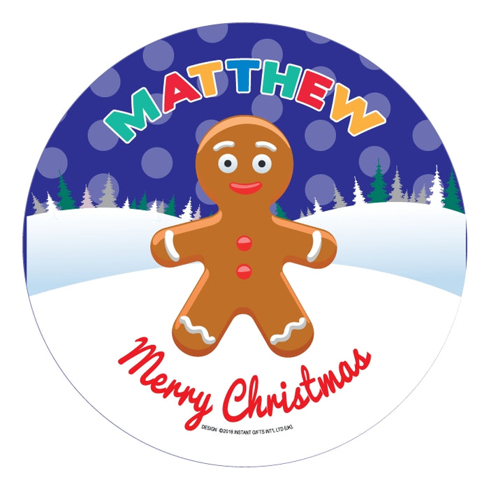 Christmas Dinner Plate - Boys Names