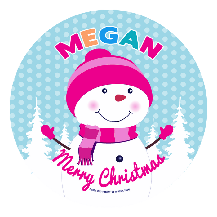 Christmas Dinner Plate - Girls Names